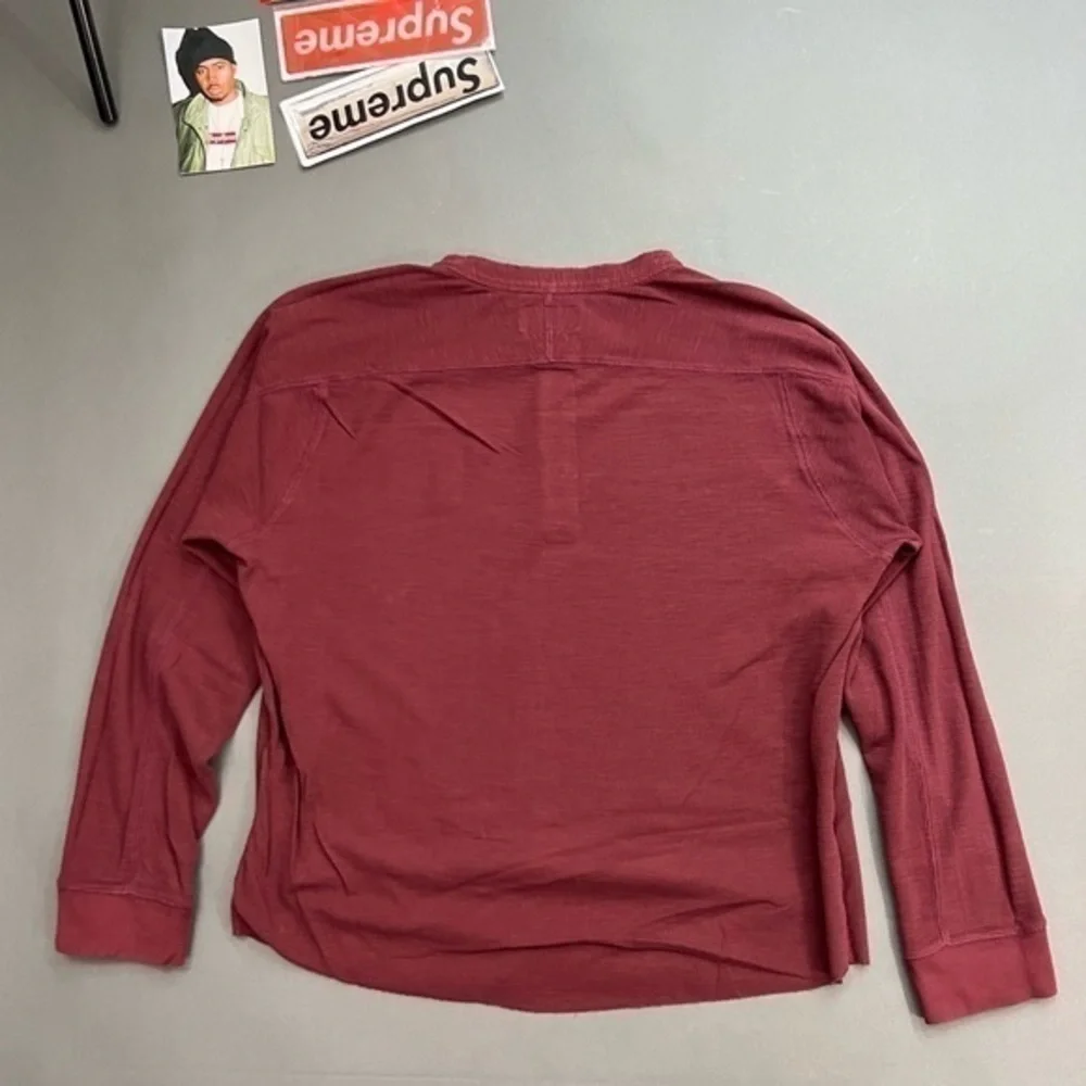 True Religion Embroidered Ribbed Cotton Sweatshirt